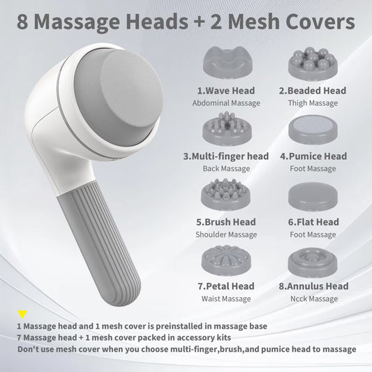 Soothyla Pro Handheld Massager — Infrared Heat & 8 Precision Heads