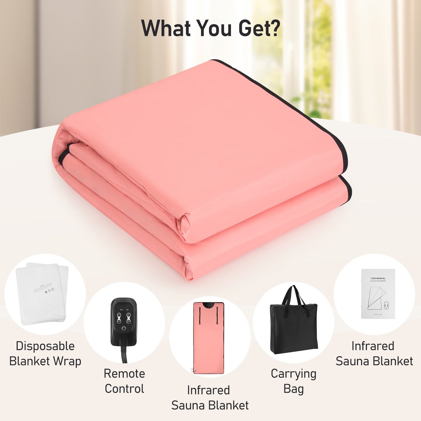 The Soothyla Sanctuary Blanket in Pink delivers far infrared heat therapy at home. 6 heat levels, 95–185°F, portable and foldable. Perfect gift. Free US shipping. 30-day guarantee.
