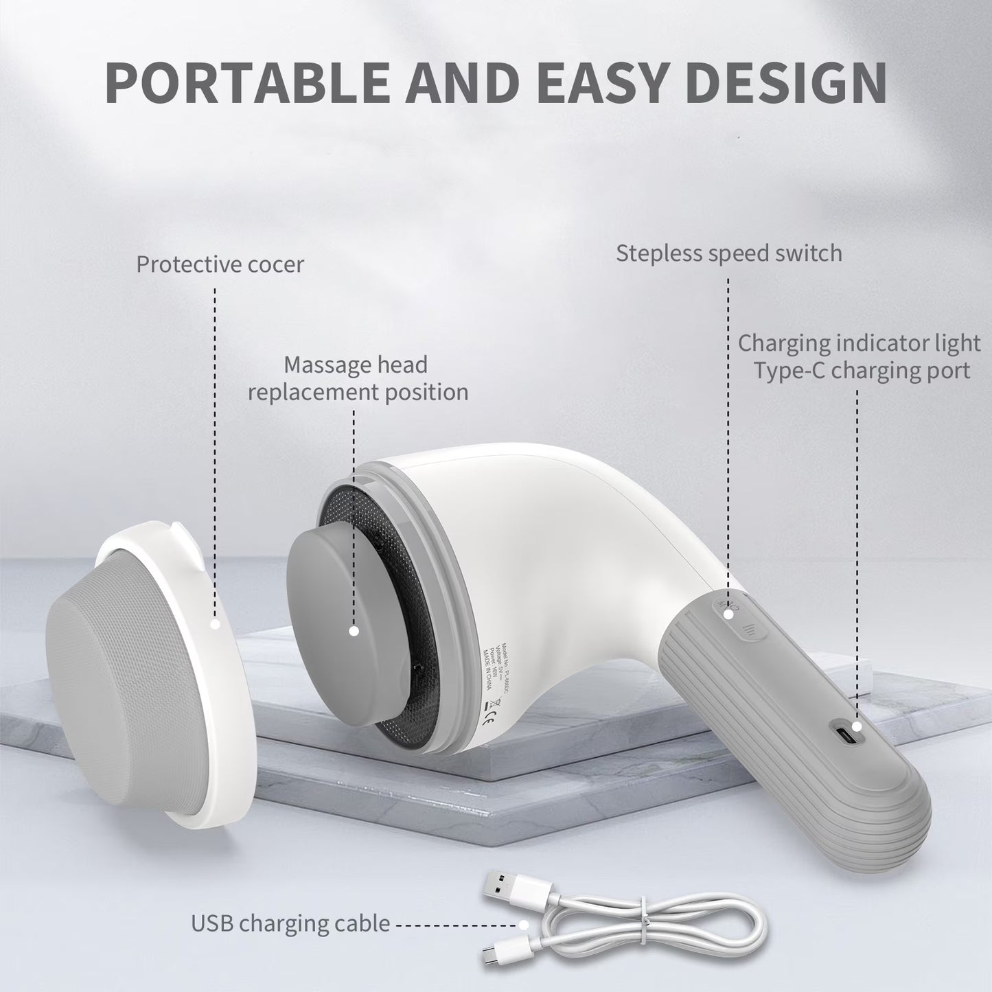 Soothyla Pro Handheld Massager — Infrared Heat & 8 Precision Heads
