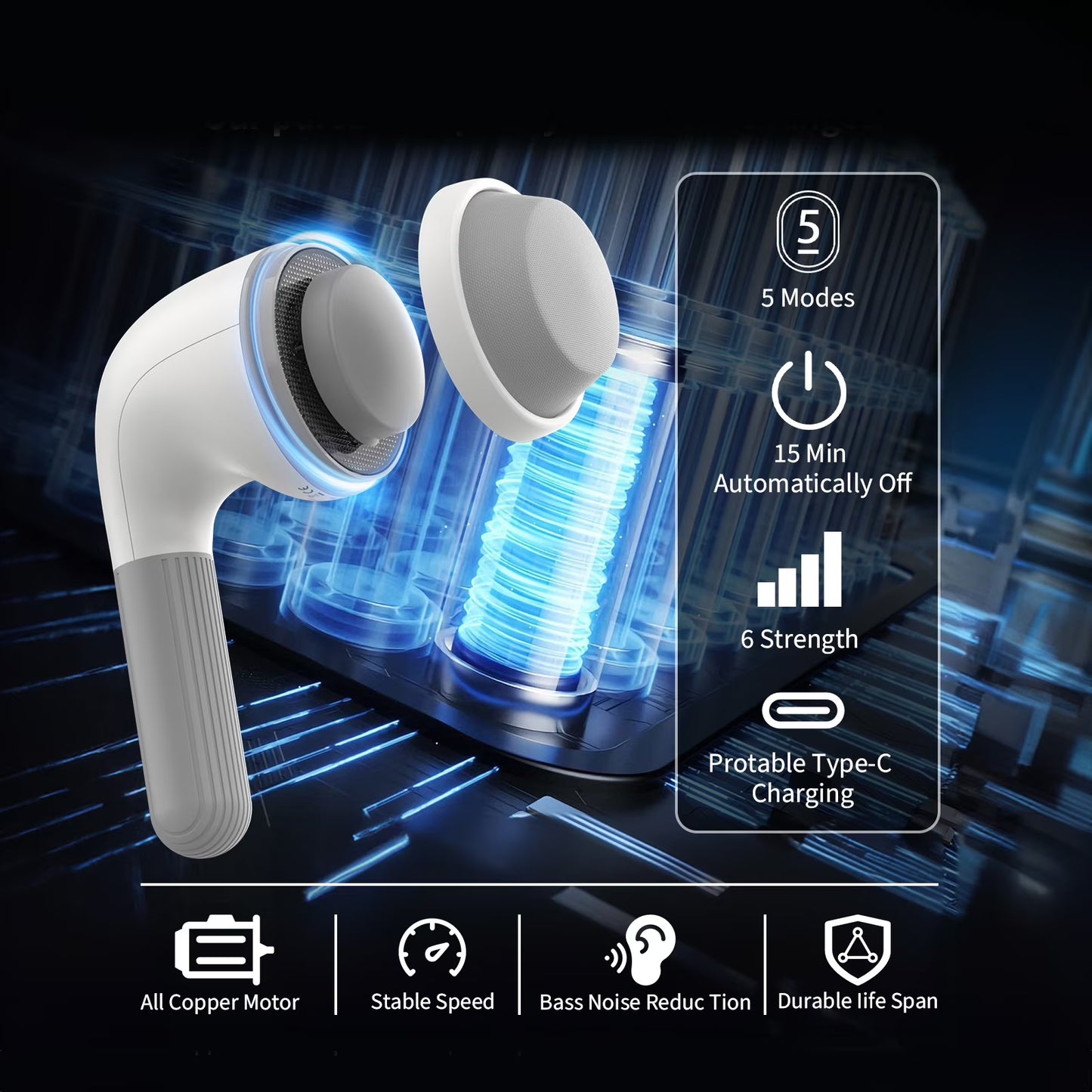 Soothyla Pro Handheld Massager — Infrared Heat & 8 Precision Heads