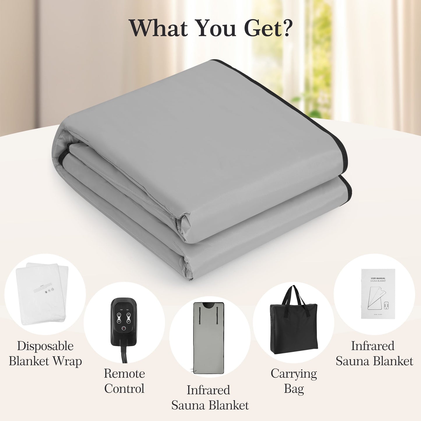 The Soothyla Sanctuary Blanket in Grey delivers far infrared heat therapy at home. Portable, foldable, 6 heat levels, 95–185°F. Free US shipping. 30-day money-back guarantee.
