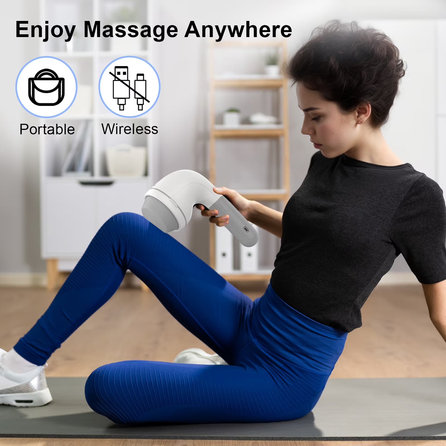 Soothyla Pro Handheld Massager — Infrared Heat & 8 Precision Heads