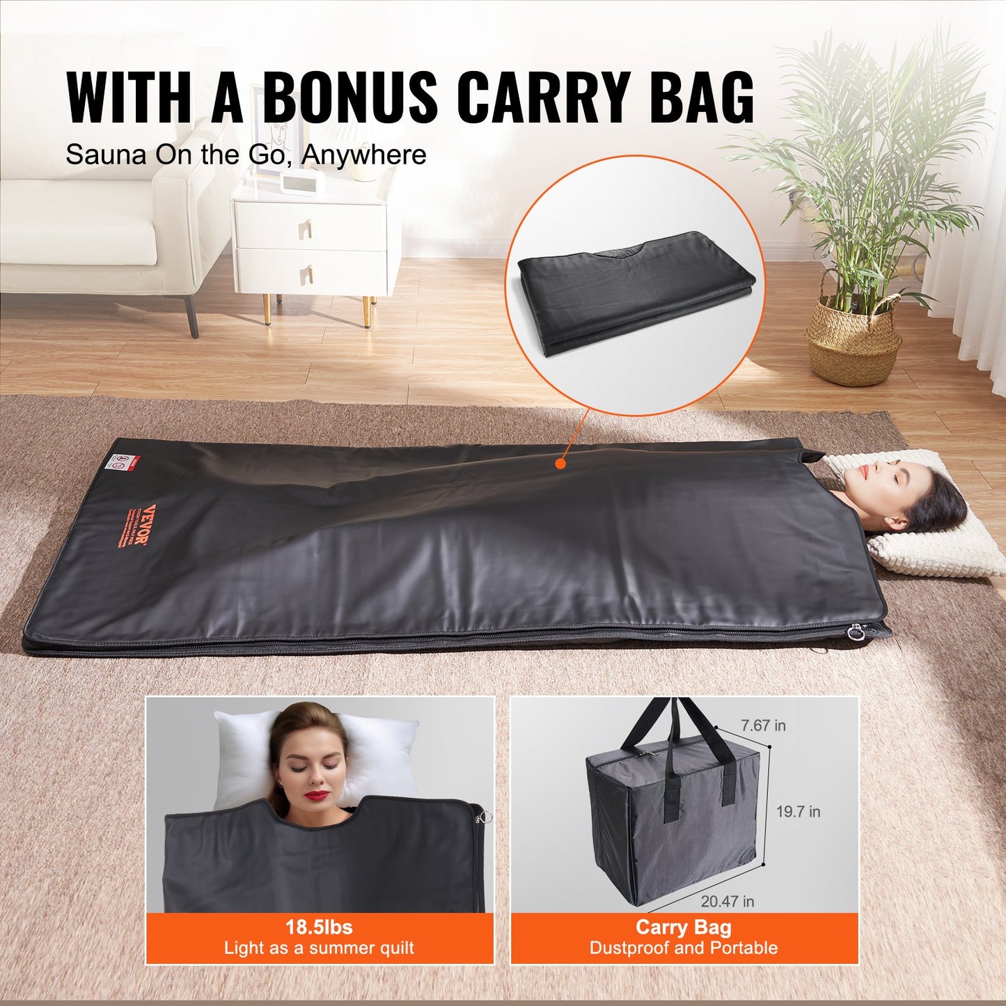 Soothyla Sanctuary Blanket — Portable Infrared Sauna Blanket | Home Detox | Free Shipping
