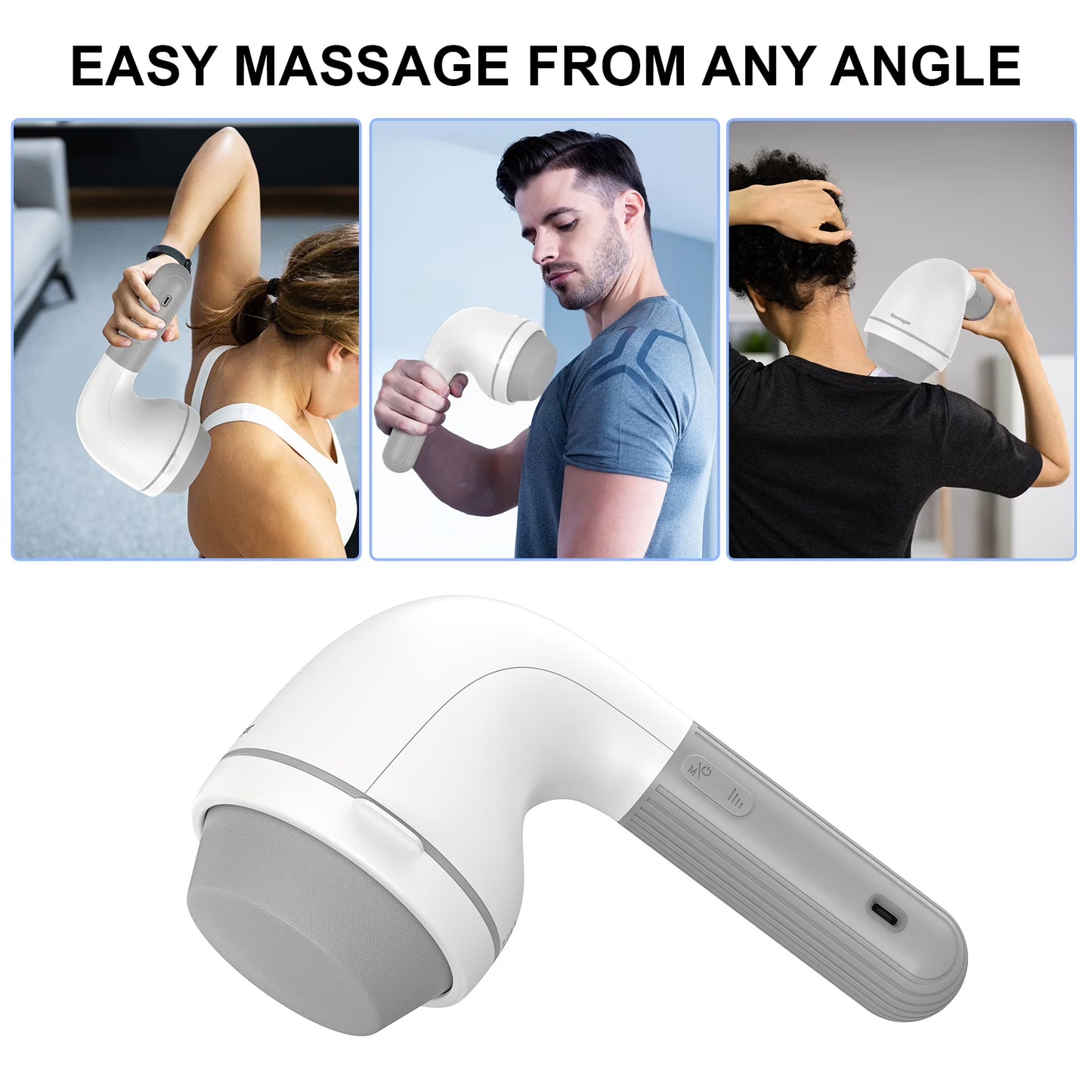 Soothyla Pro Handheld Massager — Infrared Heat & 8 Precision Heads